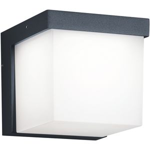 LED Tuinverlichting - Tuinlamp - Trion Yanely - Wand - 3W - Mat Antraciet - Aluminium