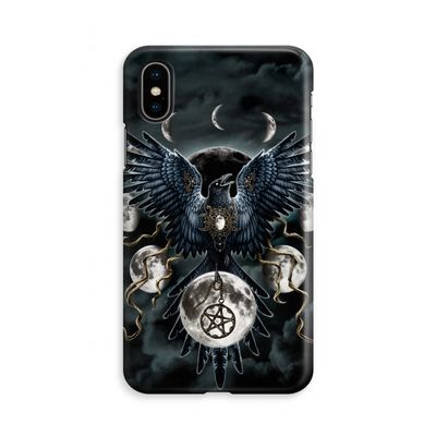 Sinister Wings: iPhone X Volledig Geprint Hoesje