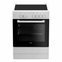 Combinatie van Oven en Vitro-keramische Kookplaat BEKO FSS67000GW 71 L 60 cm Wit