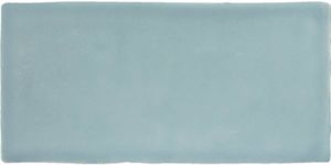 Cifre Cerámica Atlas Wandtegel | 7.5x15 cm | Vintage | Mat Licht blauw
