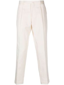 Dell'oglio pantalon chino en coton à plis - Blanc