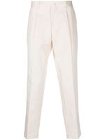 Dell'oglio pantalon chino en coton à plis - Blanc