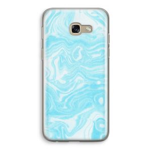 Waterverf blauw: Samsung Galaxy A5 (2017) Transparant Hoesje