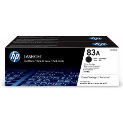 HP 83A 2-pack Black Original LaserJet Toner Cartridges