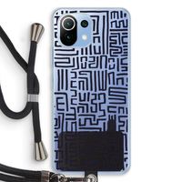 Moroccan Print: Xiaomi Mi 11 Lite Transparant Hoesje met koord