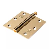 Dulimex Scharnier met losse pen | 76x76 mm | Vermessingd