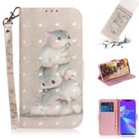 3D gekleurde tekening eekhoorns patroon horizontale Flip lederen case voor ASUS Zenfone Max (m2) ZB633KL met houder & kaartsleuven & portemonnee 3D gekleurde tekening eekhoorns patroon horizontale Flip lederen case voor ASUS Zenfone Max (m2) ZB633KL met houder & kaartsleuven & portemonnee