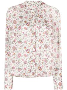 ISABEL MARANT blouse Leidy à fleurs - Blanc