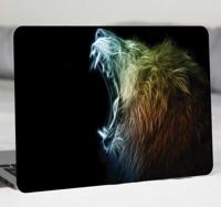 Laptop sticker moderne leeuw - thumbnail