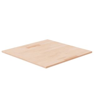 vidaXL Tafelblad vierkant 60x60x1,5 cm onbehandeld massief eikenhout