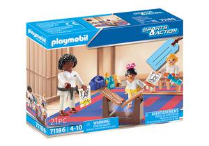 PLAYMOBIL Sports & Action - Karate training constructiespeelgoed 71186