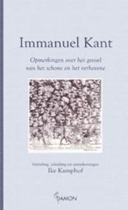 Opmerkingen over het gevoel van het schone en het verhevene (Hardback)