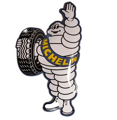 Michelin Bibendum Emaille Bord - 60 x 35cm