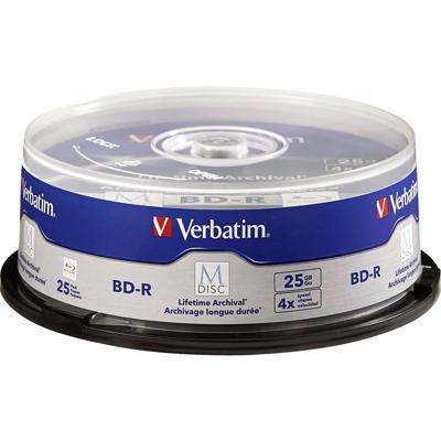 Verbatim 98909 M-Disc Blu-ray 25 GB 25 stuk(s) Spindel