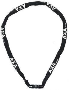 AXA Kettingcijferslot Rigid met nylon hoes 1200 x 3,5 mm zwart