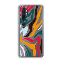 Colored Zebra: Xiaomi Mi Note 10 Transparant Hoesje