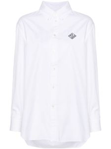 Polo Ralph Lauren chemise en coton à logo brodé - Blanc