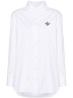 Polo Ralph Lauren chemise en coton à logo brodé - Blanc