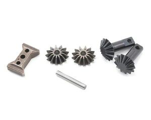Gear set, differential (output gears (2)/ spider gears (2)/ spider gear shaft/ diff carrier support)