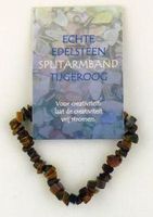 Splitkralen armband tijgeroog op kaart