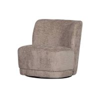 WOOOD Draaifauteuil Atty - Polyester - Zand - 75x74x65