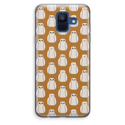 Uilen: Samsung Galaxy A6 (2018) Transparant Hoesje