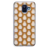 Uilen: Samsung Galaxy A6 (2018) Transparant Hoesje Uilen: Samsung Galaxy A6 (2018) Transparant Hoesje