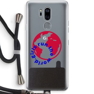 Run The World: LG G7 Thinq Transparant Hoesje met koord