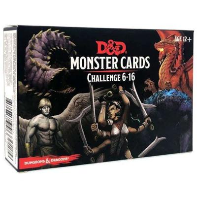 D&D 5.0 Monster Cards Challenge 6-16