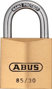 ABUS Cilinderhangslot | breedte slotlichaam 30 mm | messing verschillendsluitend | 1 stuk - 80629 80629