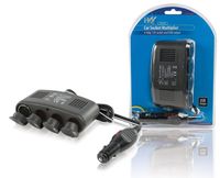 4-weg autoverdeeladapter 12 V + USB 4-weg autoverdeeladapter 12 V + USB