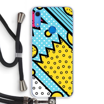 Pop Art #1: Huawei Y6s Transparant Hoesje met koord
