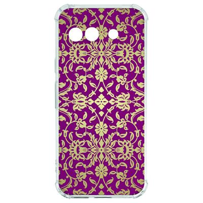 Google Pixel 9a Hoesje - Barok Pink TPU Antishock Google Pixel 9a Hoesje - Barok Pink TPU Antishock