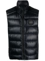 Canada Goose gilet Crofton à design matelassé - Noir