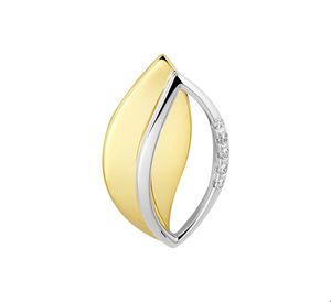 TFT Hanger Bicolor Goud Diamant 0.025ct H SI