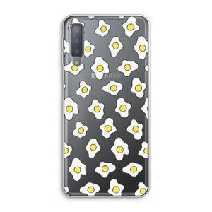 Spiegeleitjes: Samsung Galaxy A7 (2018) Transparant Hoesje