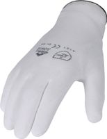 Asatex Handschoen | maat 8 wit | EN 388 PSA-categorie II | nylon met polyurethaan | 12 paar - 3700/8/70 3700/8/70 - thumbnail