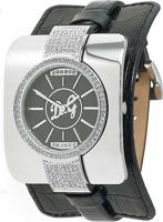 Horlogeband Dolce & Gabbana DW0161 Croco leder Zwart 10mm - thumbnail