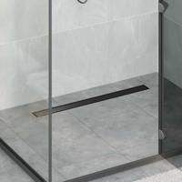 Doucheafvoer 2-in-1 met 360 Sifon Zwart 80 cm