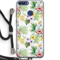 Gele kuif: Huawei P Smart (2018) Transparant Hoesje met koord