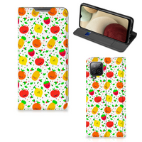 Samsung Galaxy A12 Flip Style Cover Fruits - thumbnail