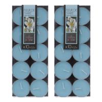 Atmosphera Geurtheelichtjes - 20x stuks - Tiare Sensueel Tropical geur - was/paraffine - 3,5 uur