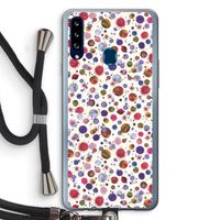 Planets Space: Samsung Galaxy A20s Transparant Hoesje met koord Planets Space: Samsung Galaxy A20s Transparant Hoesje met koord