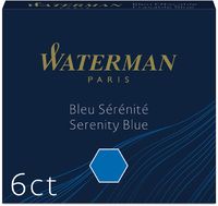 Waterman S0110950 penvulling Blauw 6 stuk(s) - thumbnail