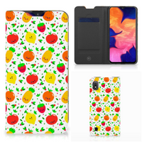 Samsung Galaxy A10 Flip Style Cover Fruits - thumbnail