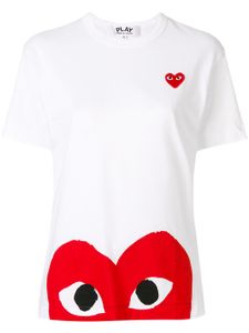 Comme Des Garçons Play logo T-shirt - Blanc