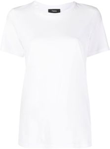 Theory t-shirt Easy Pima - Blanc