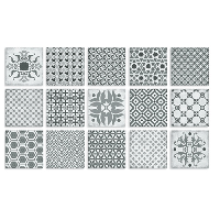 Terre d&apos;Azur Epoca Gris Decor Mix 15x15cm