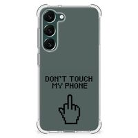 Samsung Galaxy S23 Plus Anti Shock Case Finger Don't Touch My Phone