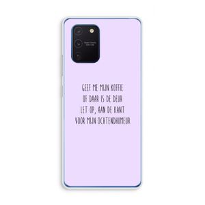 Ochtendhumeur: Samsung Galaxy Note 10 Lite Transparant Hoesje